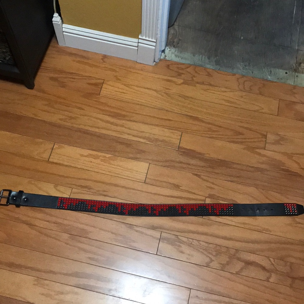 Black and red belt